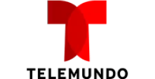 Telemundo logo featuring a red stylized "T" above the word "TELEMUNDO" in black.
